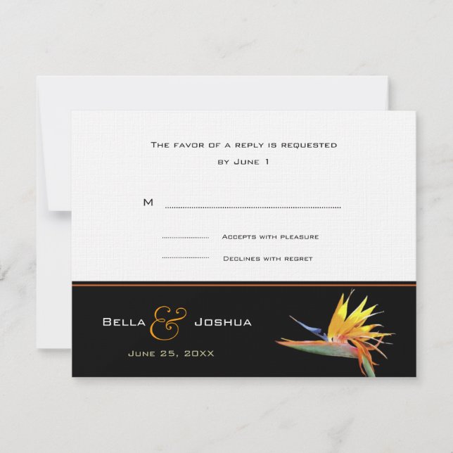 Bird of Paradise RSVP (Front)