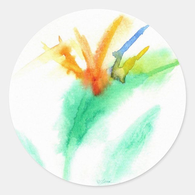 Bird of Paradise Sticker (Front)