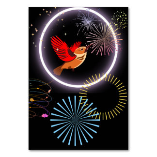 Bird of Paradise Table Number