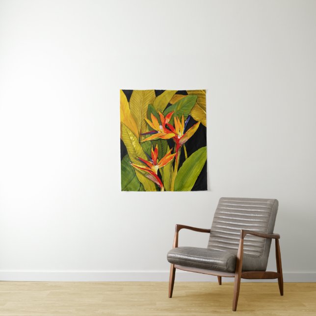 Bird of Paradise Tapestry (In Situ)
