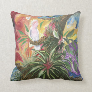 Bird of Paradise Throw Pillow