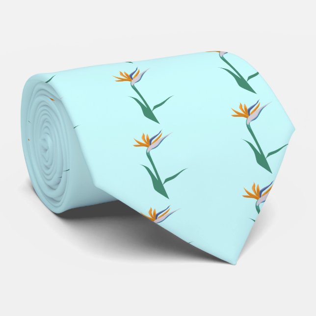 Bird of Paradise Tie (Rolled)