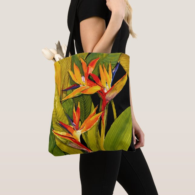 Bird of Paradise Tote Bag (Close Up)