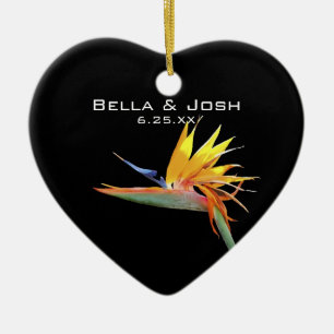 Bird of Paradise Wedding Ornament