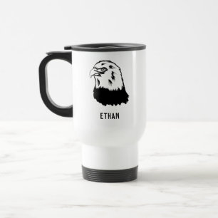 Bird of Prey Bald Eagle Travel Mug