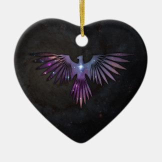 Bird of Prey Ceramic Ornament