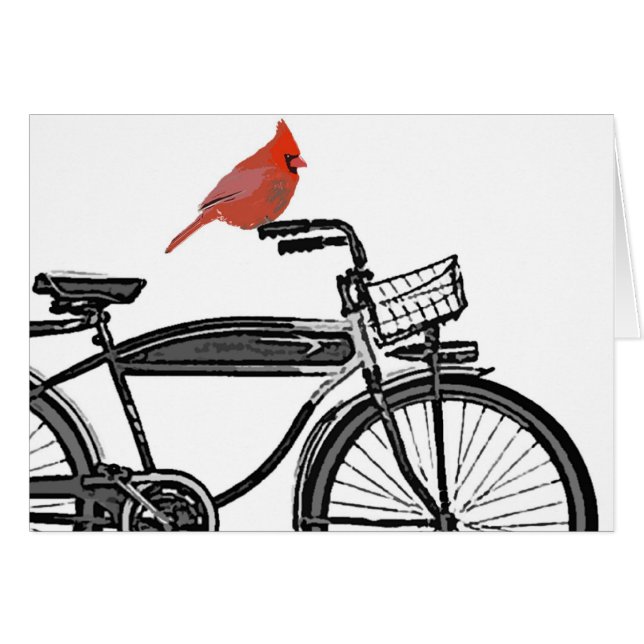 Bird on a Bike (Front Horizontal)