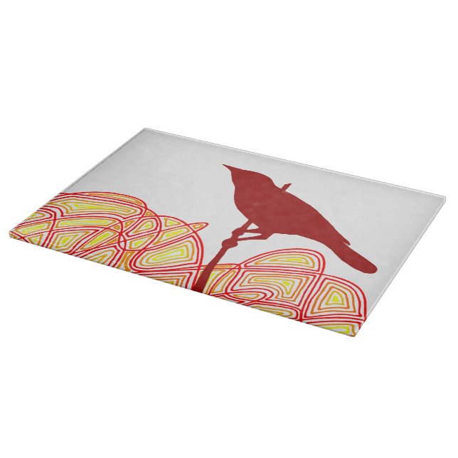 Bird on a Branch Cutting Board (Corner)