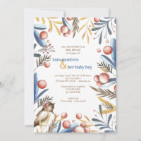 Bird on a Branch Invitation