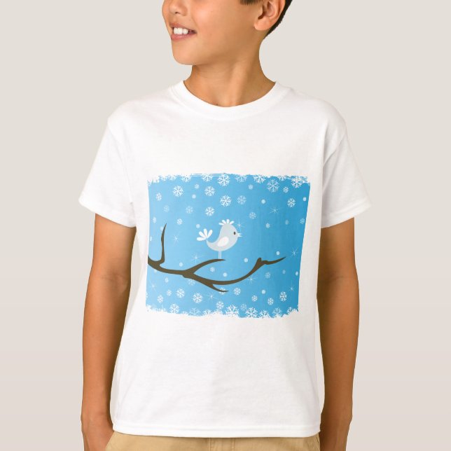 Bird on a tree T-Shirt (Front)