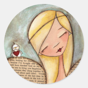 Bird on a Wing - Angel Stickers