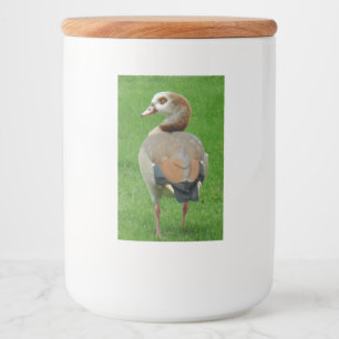 Bird on Grass Food Container Label
