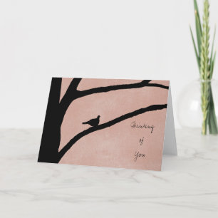 Bird on Tree Branch Card
