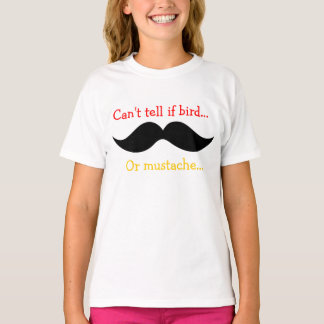 'Bird or Moustache' T-Shirt