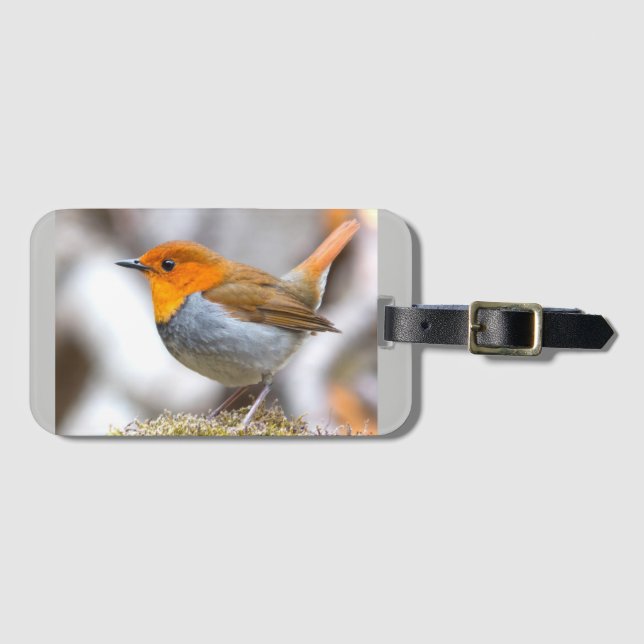 Bird Out Luggage Tag (Front Horizontal)