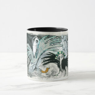 Bird Painting Mug