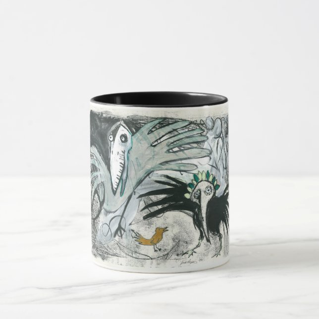 Bird Painting Mug (Center)