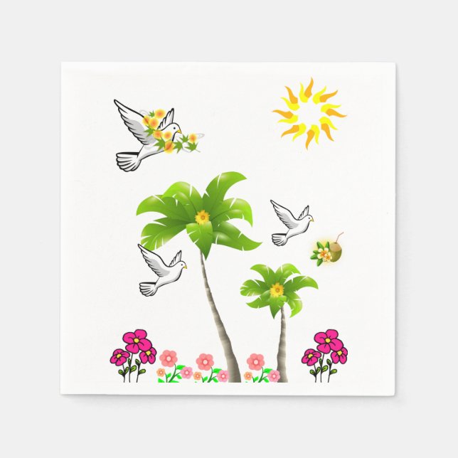 Bird Paper Napkins (Front)