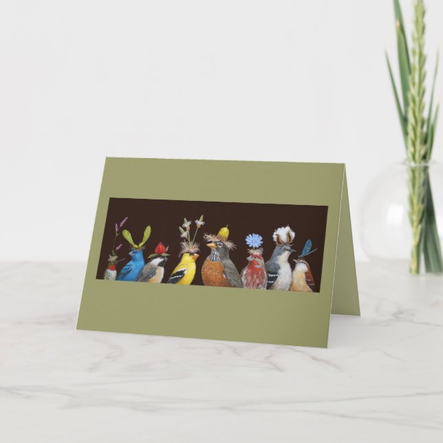 bird party card (Front)