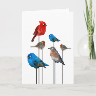 Bird Party Greeting Card