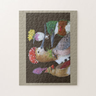 Bird party scene puzzle