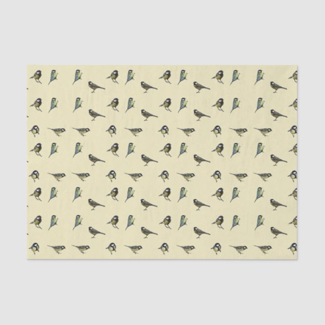 Bird Pattern Tissue Paper (Front)