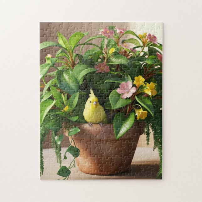 Bird Perch  Jigsaw Puzzle (Vertical)