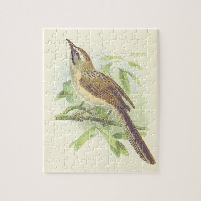 Bird Perched on a Tree Branch Puzzle (Vertical)