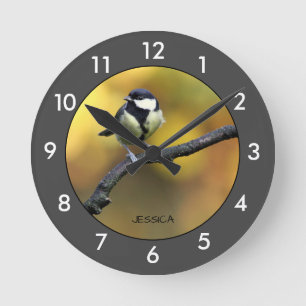 Bird Personalised Large Clock