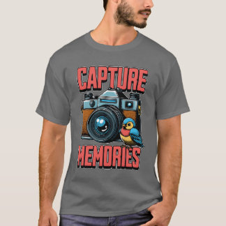 Bird Photography Capture Memories Bird Keeping gif T-Shirt