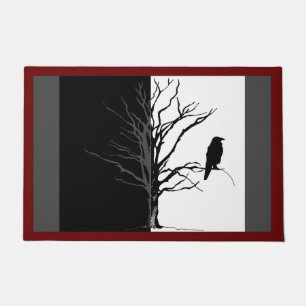 Bird Photography Crow or Raven Doormat