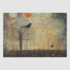 Bird Quilt Abstract Decoupage