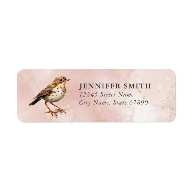 Bird Return Address Labels (Front)