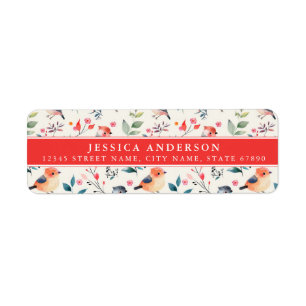 Bird Return Address Labels