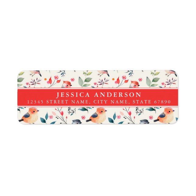 Bird Return Address Labels (Front)