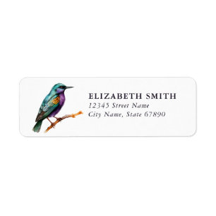 Bird Return Address Labels