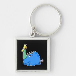 Bird Rhino Keychain