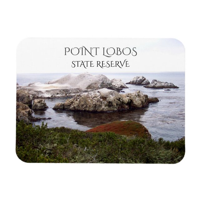 Bird Rock, Point Lobos State Reserve Magnet (Horizontal)