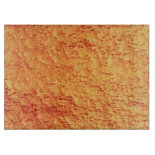 Bird’s Eye Maple Wood Grains Image Cutting Board (Front)