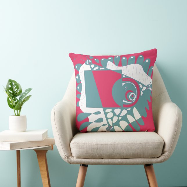 Bird’s Nest - Crimson Grey Cushion (Chair)