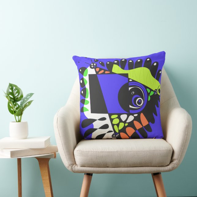 Bird’s Nest - Indigo Black  Cushion (Chair)