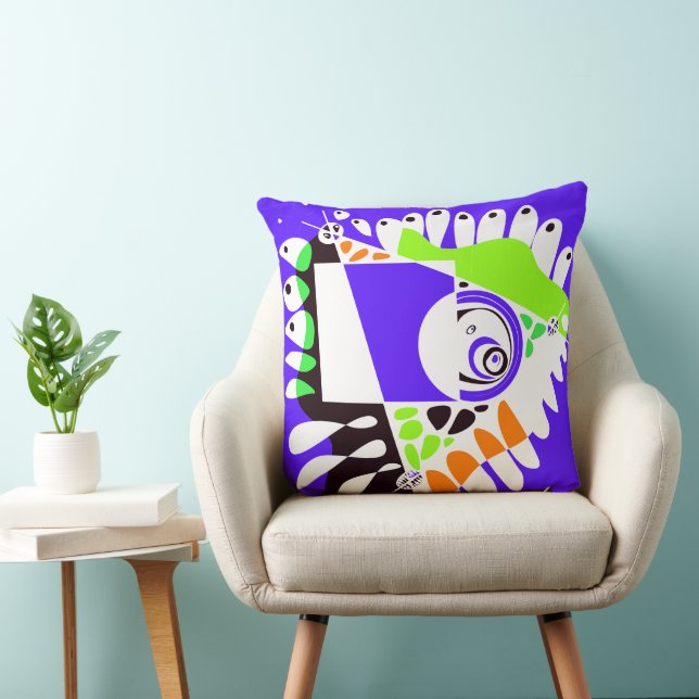 Bird’s Nest - Indigo White Cushion (Chair)