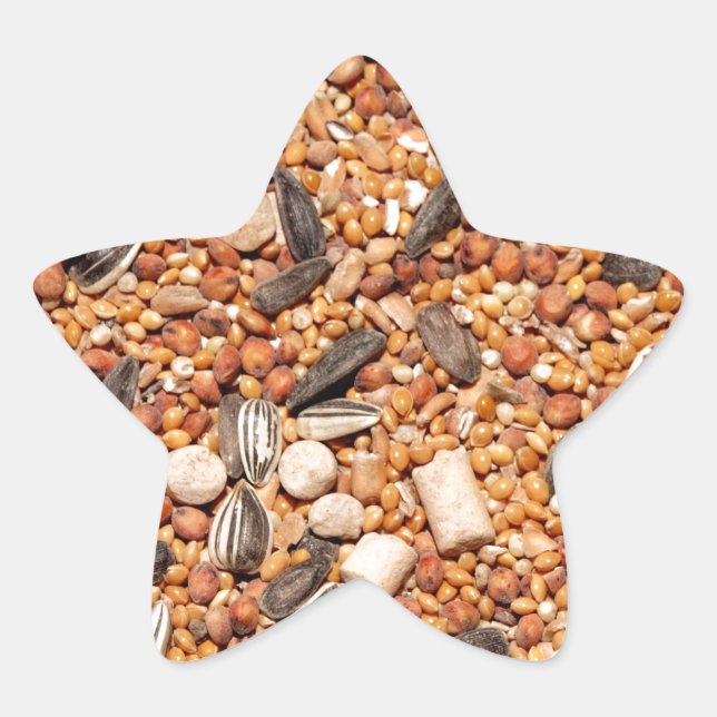 Bird Seed Star Sticker (Front)