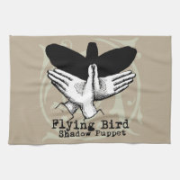 Bird Shadow Puppet Hand Vintage