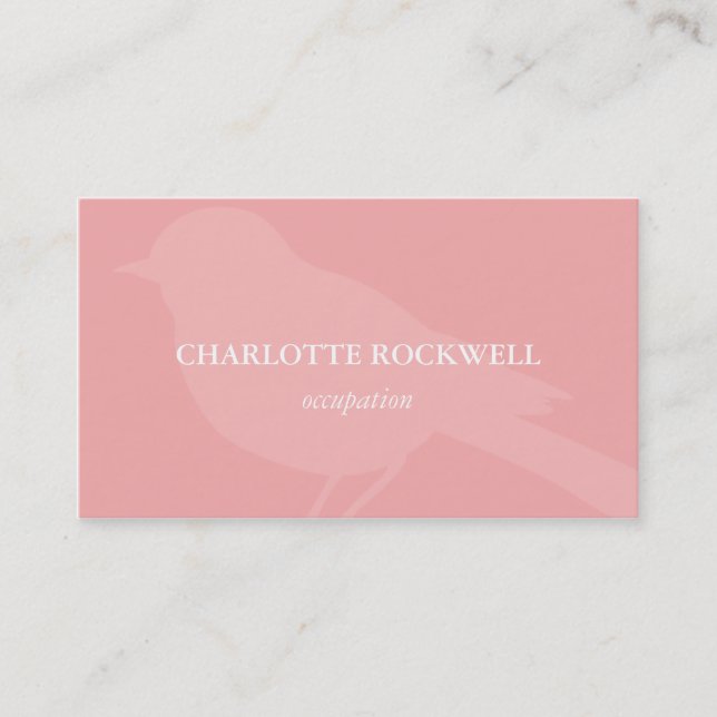Bird Silhouette Business Card (Front)
