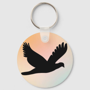 Bird Silhouette Key Ring