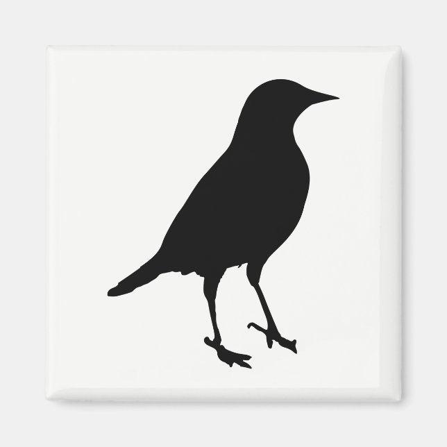 Bird Silhouette Magnet (Front)