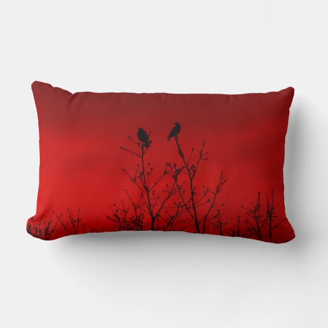 Bird Silouette Pillow (Front)