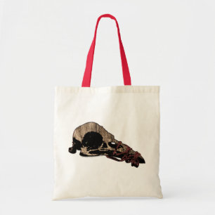 Bird Skull Tote Bag