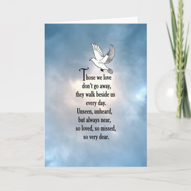 Bird "So Loved" Poem Card (Front)